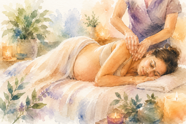 prenatal spa massage