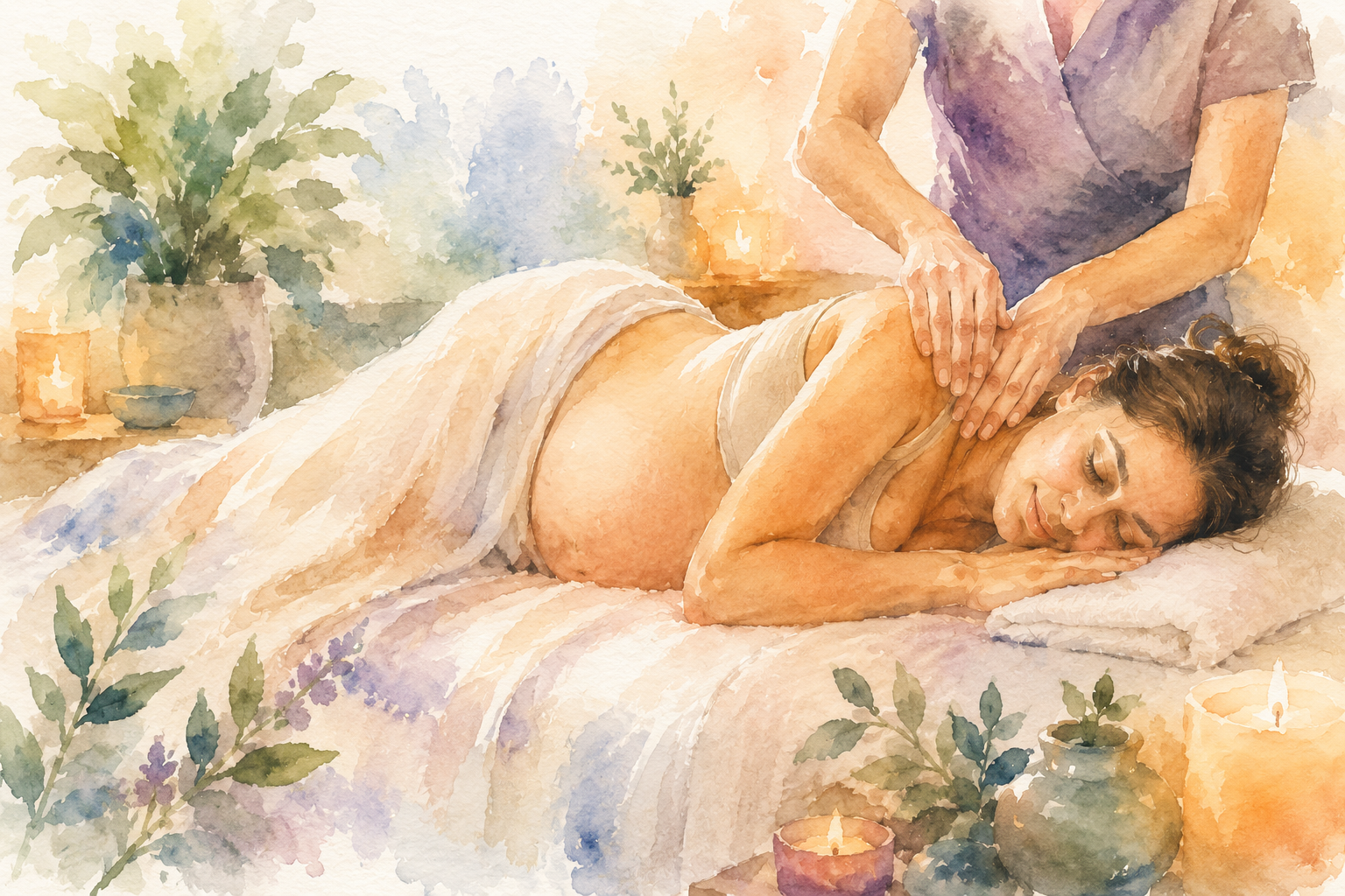 prenatal spa massage